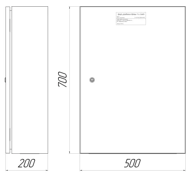 Габаритные размеры 