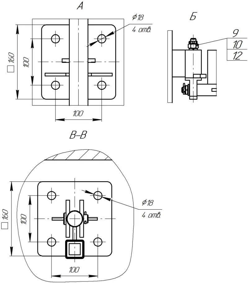 Углы установки мешалки серии Иртыш ПМ2 215-2,2/4-116