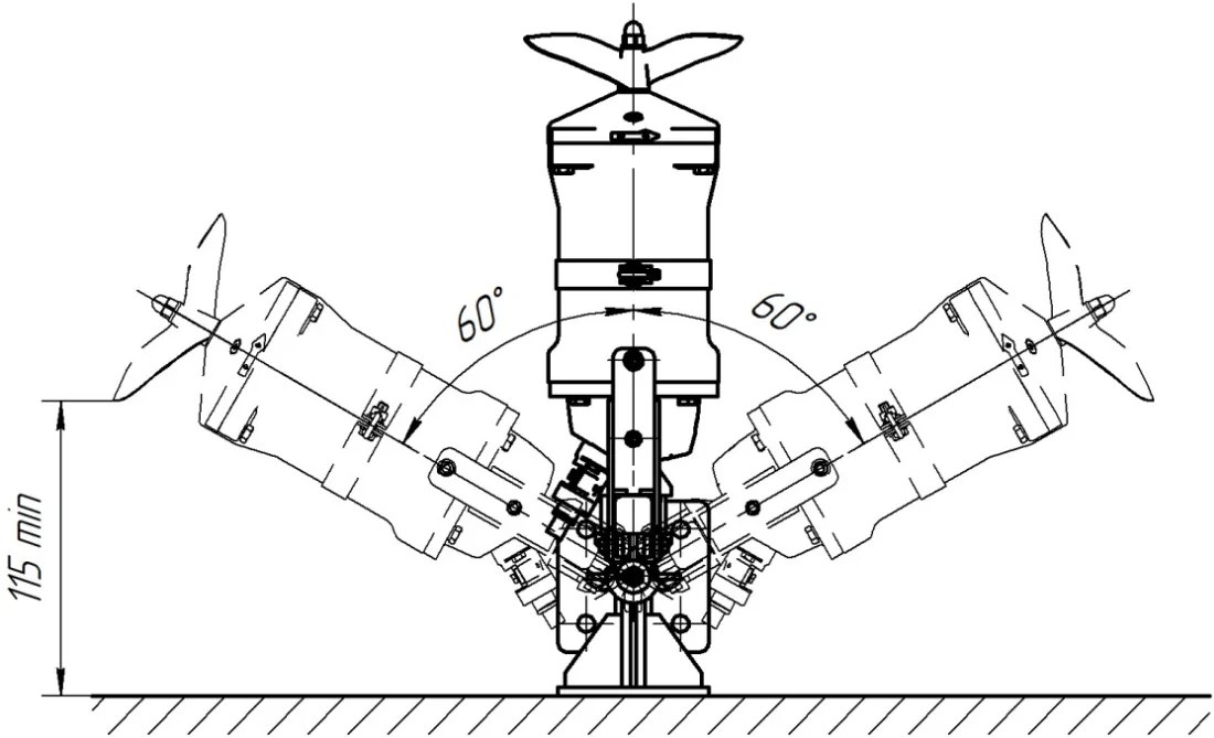 Варианты установки электромешалки 