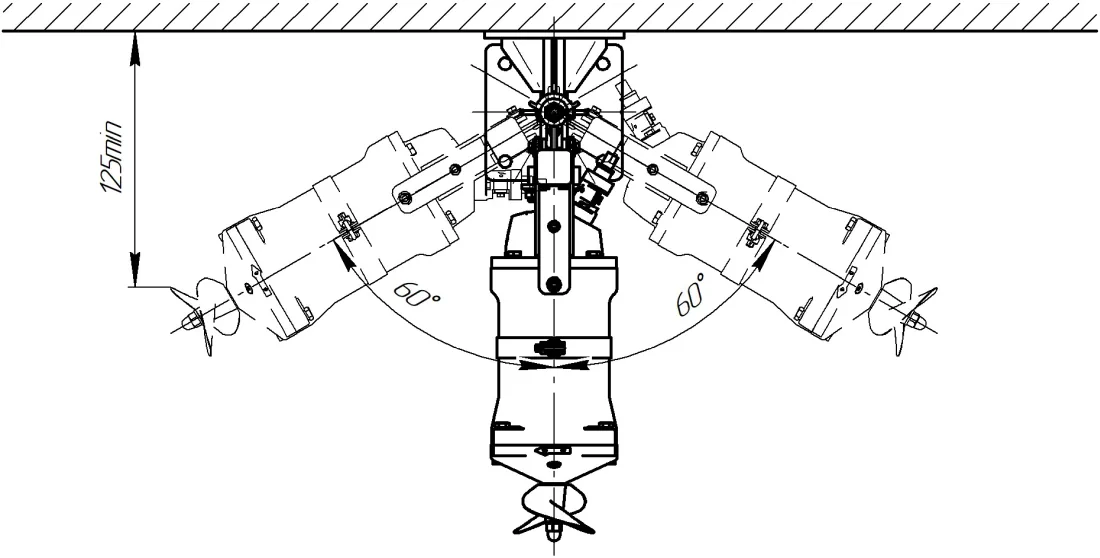 Варианты установки электромешалки 