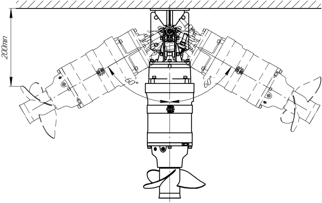 Варианты установки электромешалки 