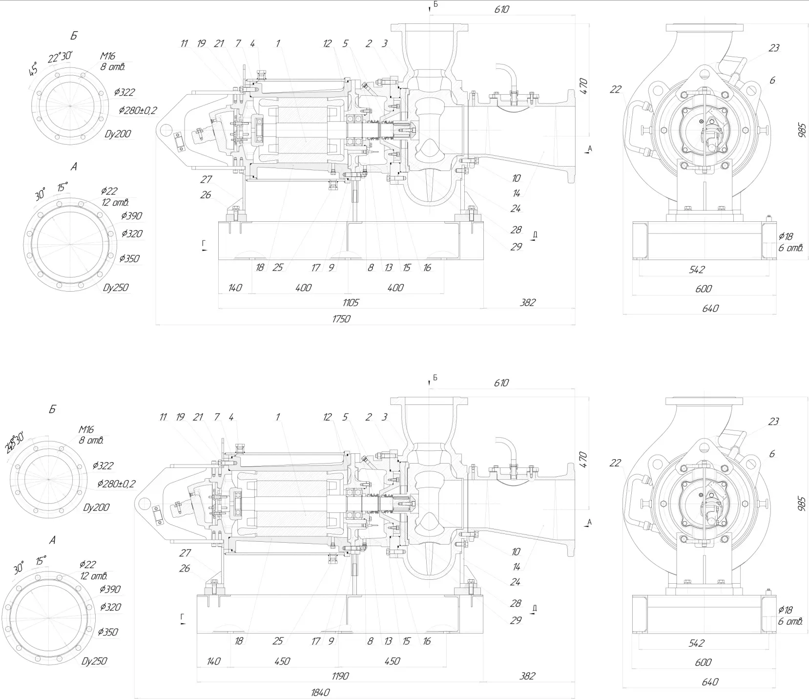 Габаритные размеры