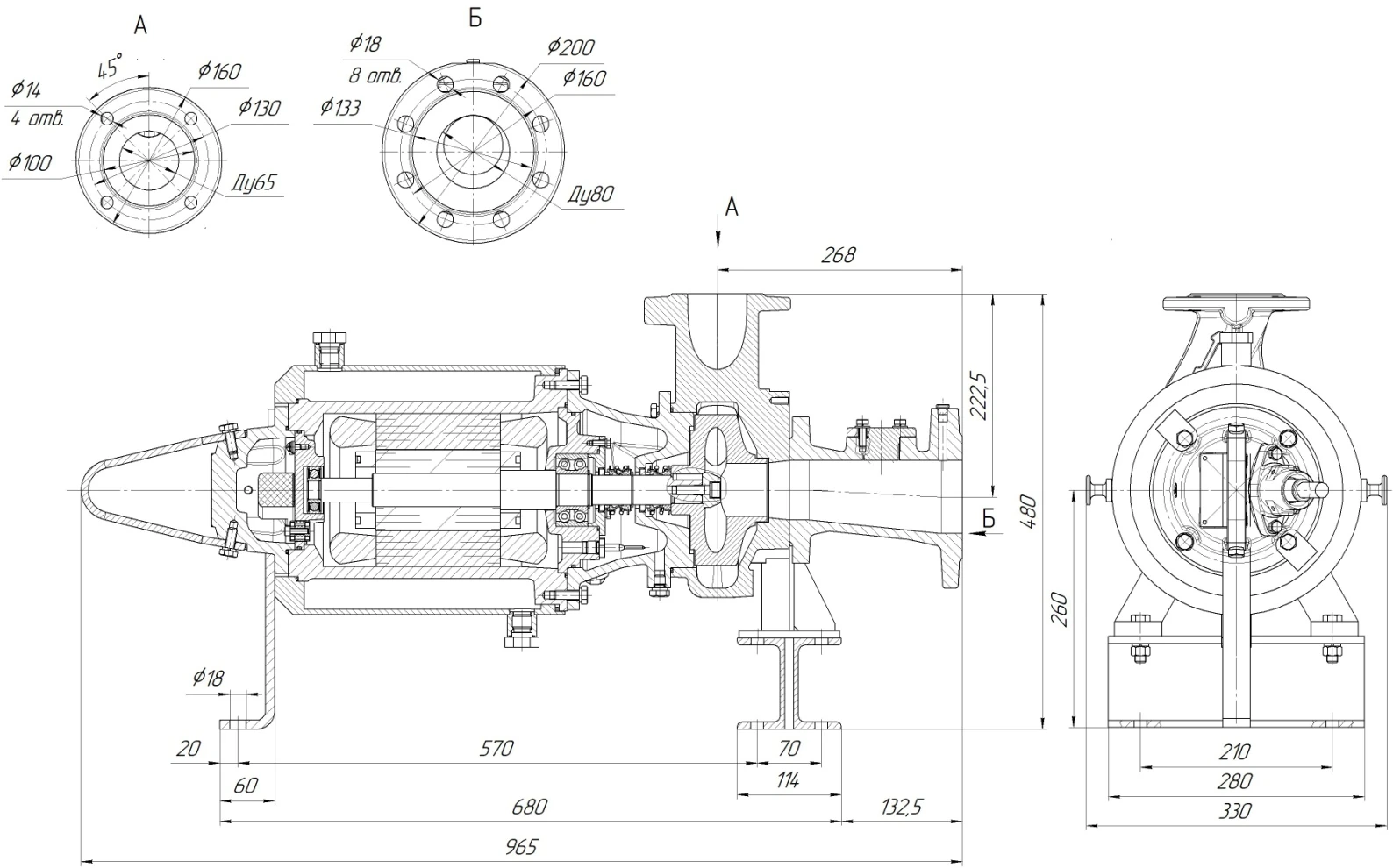 Габаритные размеры