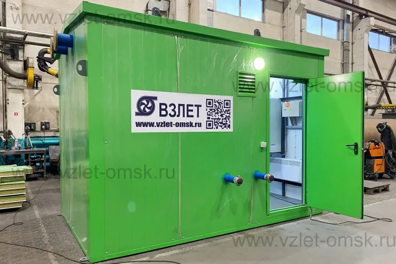 Компактная блочно-модульная станция пожаротушения