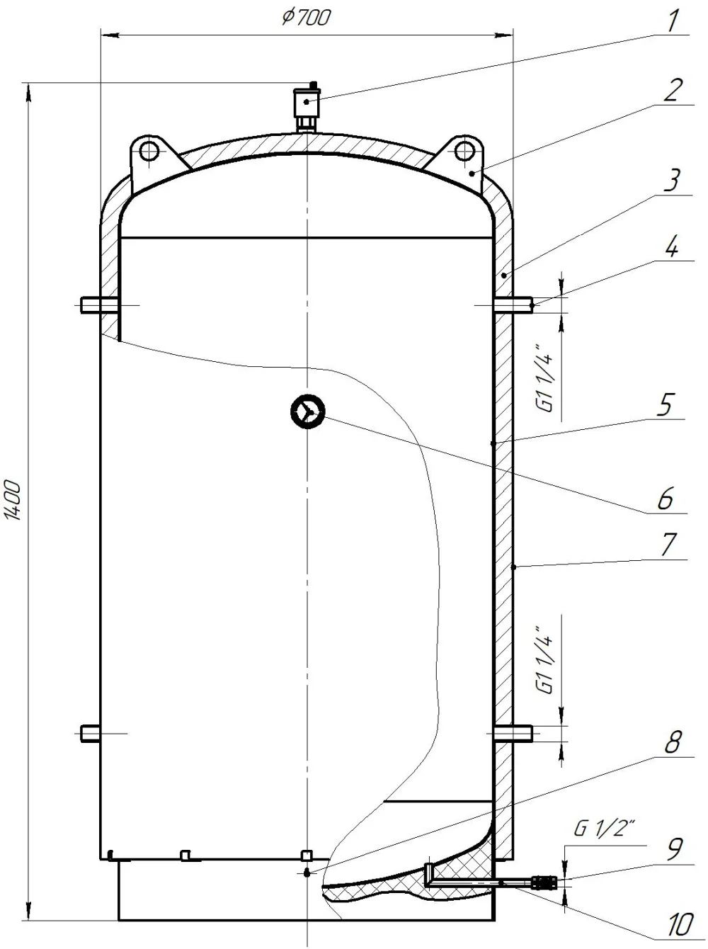 Теплоаккумулятор ВЭТ-300 Теплоаккумулятор ВЭТ-300
