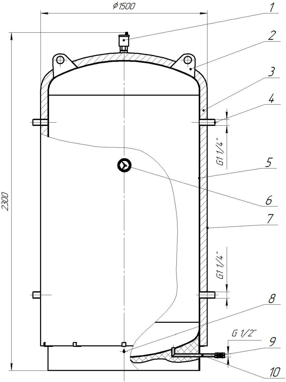 Теплоаккумулятор ВЭТ-3000