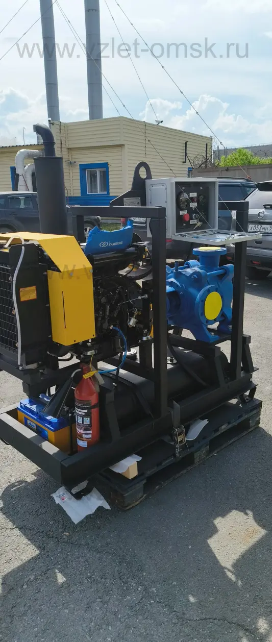Дизельный насосный агрегат серии Иртыш ДНА 60/50.ЦНС.385.17/2350