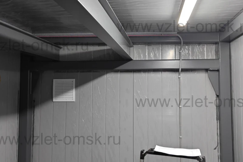 Внутри павильона для КНС Иртыш-ЭКО