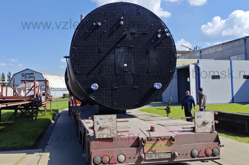 Напорный коллектор из нержавеющей стали КНС Иртыш-ЭКО