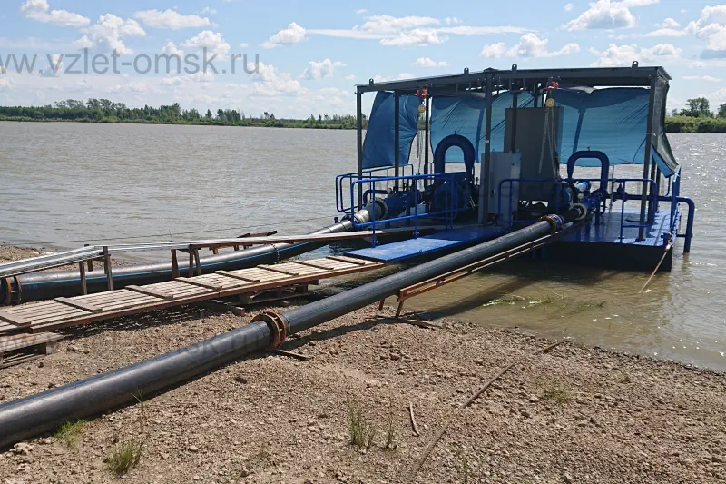 Плавучая насосная станция «Иртыш-Комфорт П» 1КТ125/330.291-160/2
