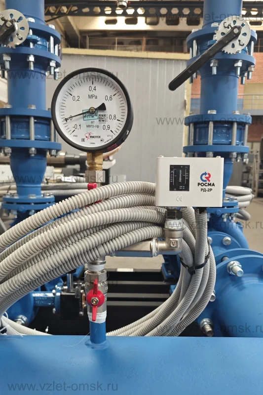 Рабочие характеристики насосной установки повышения давления